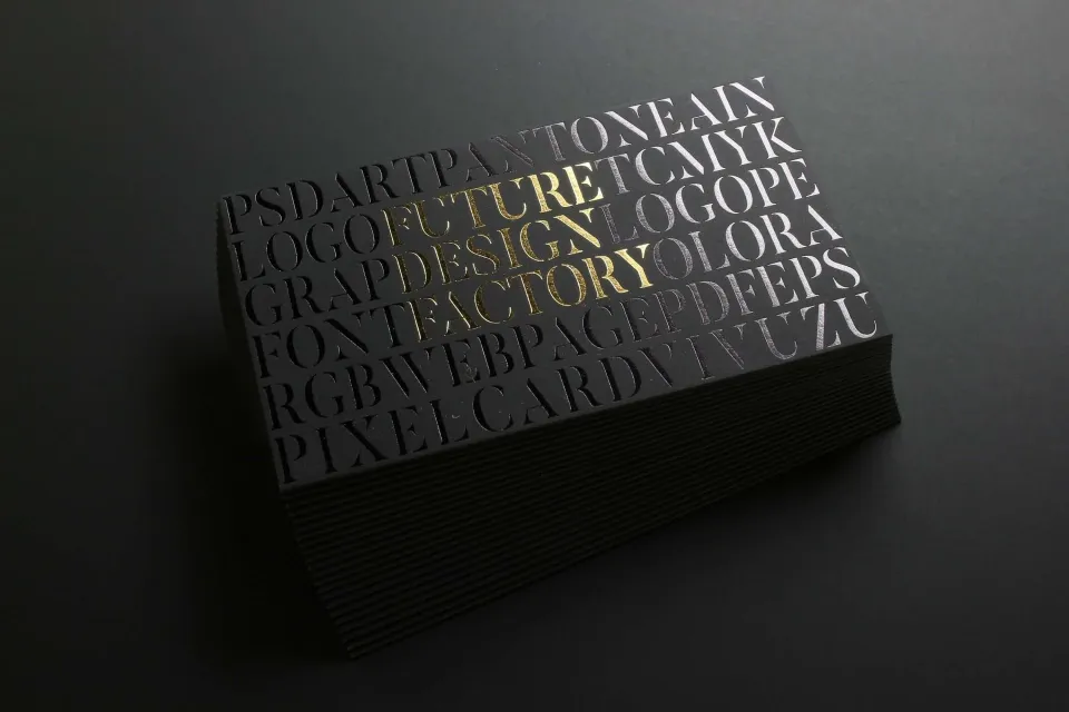 Fantazi Siyah Kağıt + Yaldız Baskılı +Laklı + Dubleks Sıvamalı  500 Adet