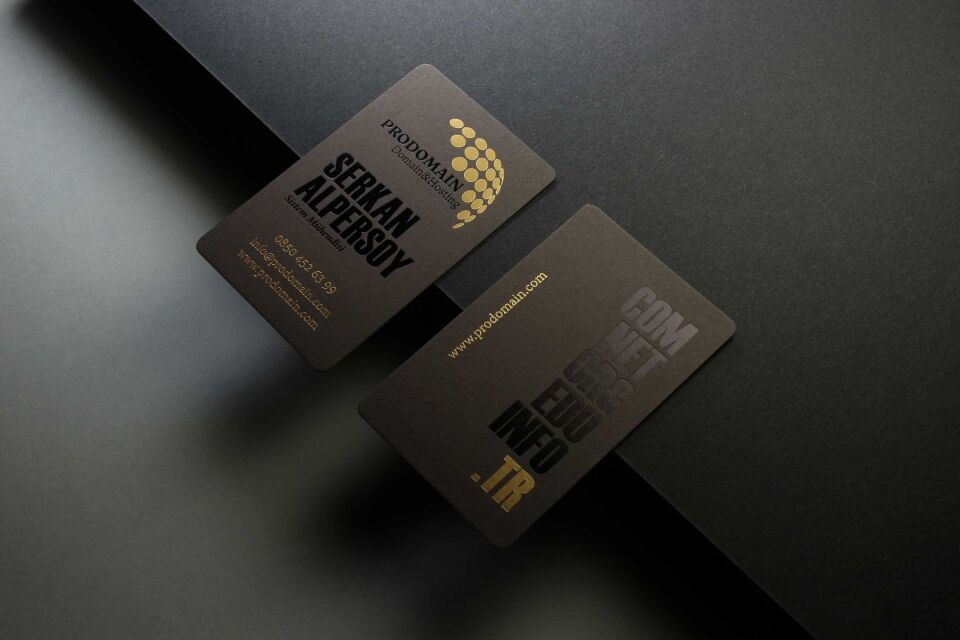 Fantazi Koyu Kahve Kağıt + Yaldız Baskılı  + Laklı  + Dubleks Sıvamalı  500 Adet