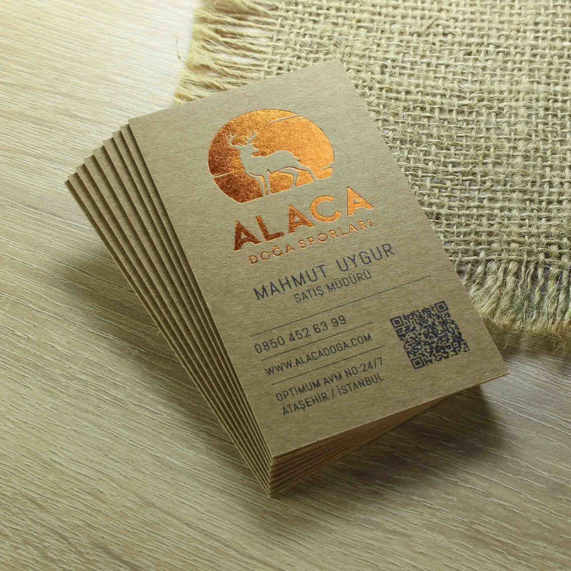 Fantazi Kraft  Kağıt + Dubleks Sıvamalı + Bakır Yaldızlı  500 Adet