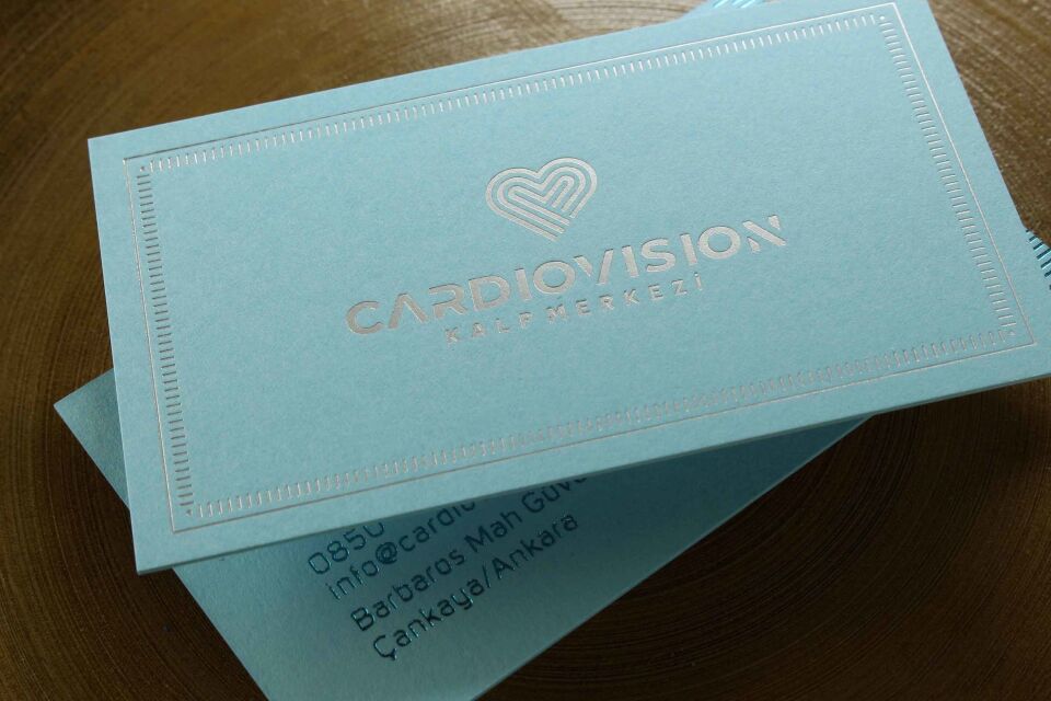 Fantazi Açık Mavi Kağıt + Yaldız Baskılı + Dubleks Sıvamalı  500 Adet