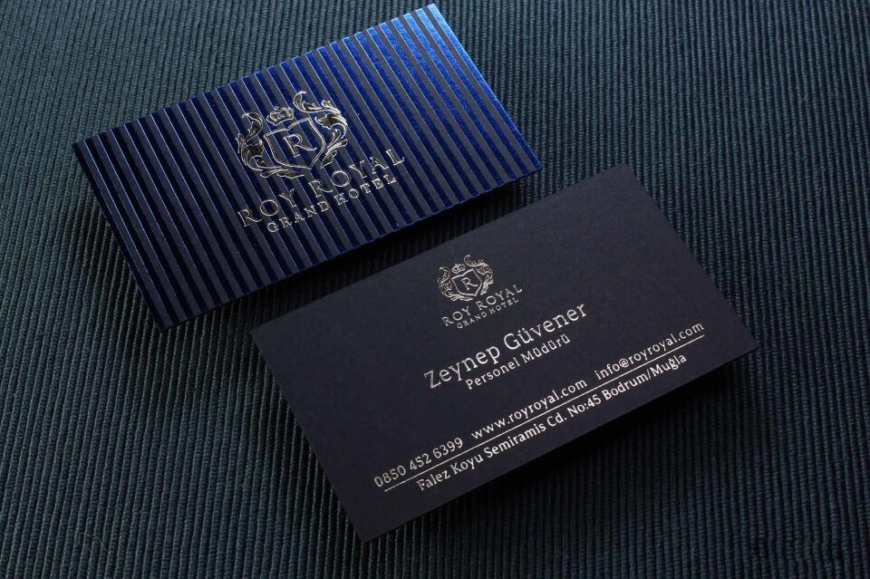 Fantazi Koyu Lacivert Kağıt +Yaldız Baskılı + Dubleks Sıvamalı   500 Adet