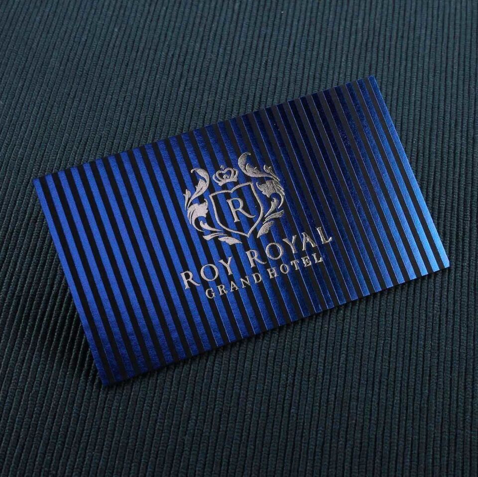 Fantazi Koyu Lacivert Kağıt +Yaldız Baskılı + Dubleks Sıvamalı   500 Adet