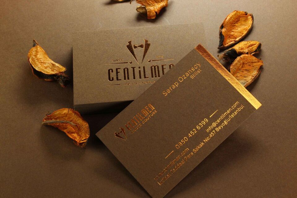 Fantazi Kahverengi Kağıt + Dubleks Sıvamalı + Yaldız Baskılı   500 Adet