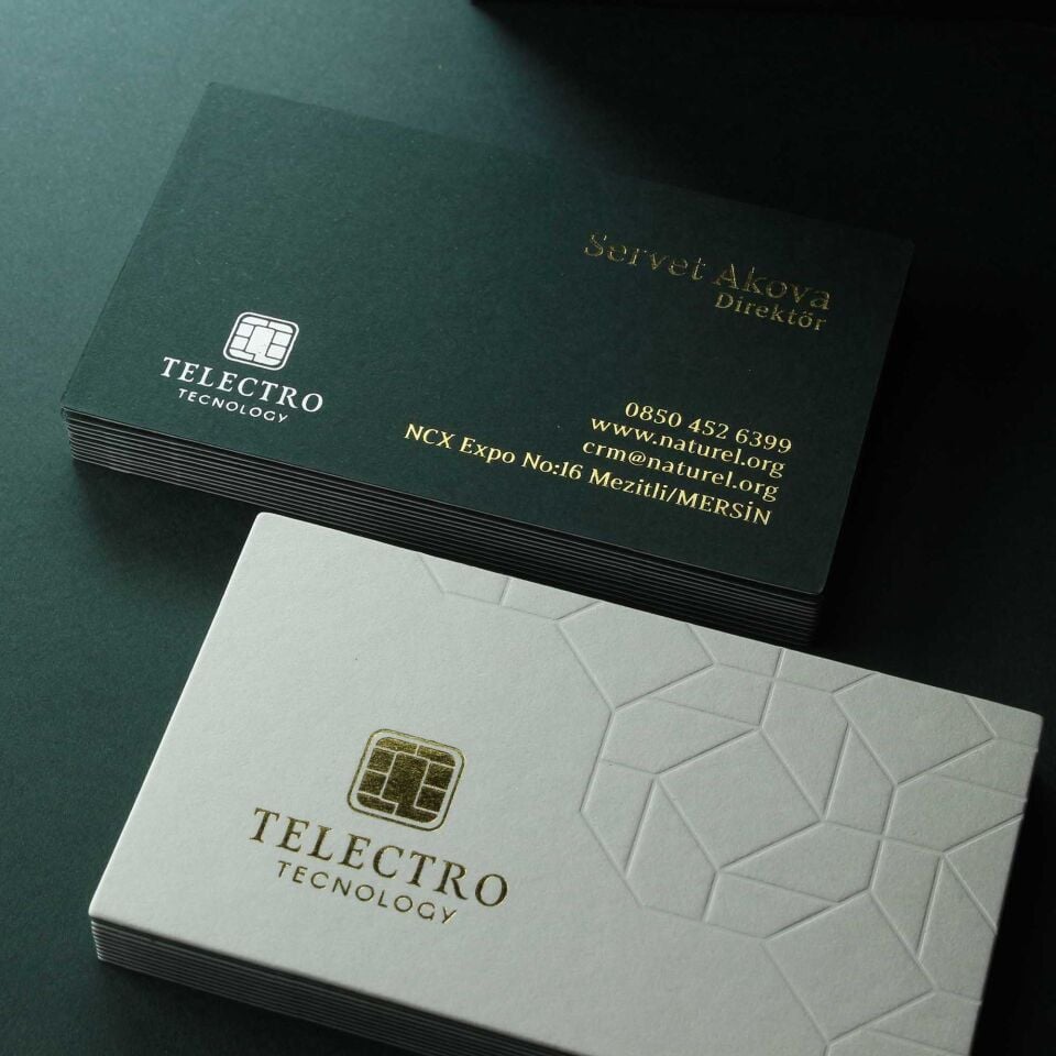 Fantazi Beyaz + Koyu Yeşil Kağıt  + Yaldız Baskılı  + Dubleks Sıvamalı   500 Adet