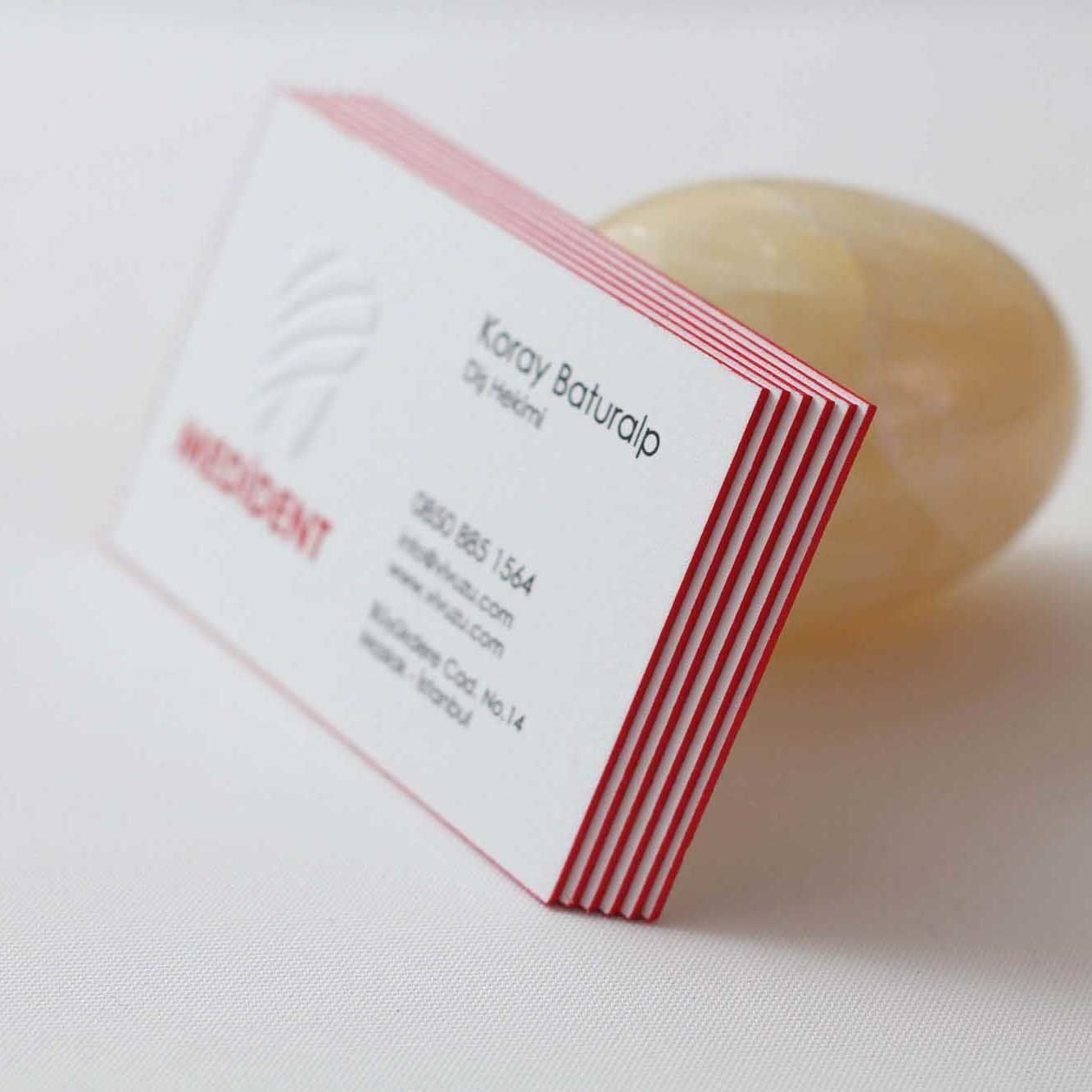 Fantazi Beyaz Kağıt  + Renkli baskılı + Kabartmalı - Kenar Boyamalı  500 Adet