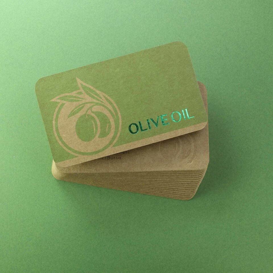 Fantazi Kraft Kağıt  + Yaldız ve Ezme Baskılı + Dubleks Sıvamalı  500 Adet