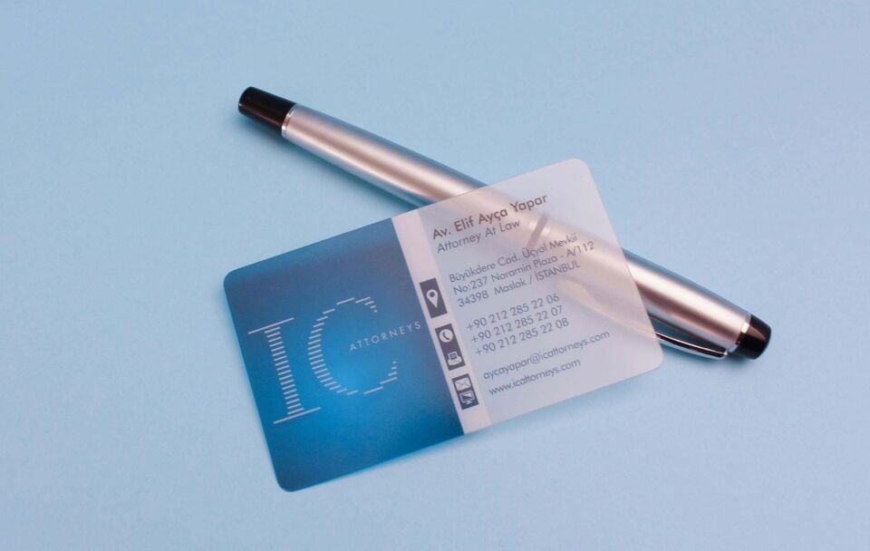 PVC Şeffaf + Kabartma Laklılı + Renkli Baskılı   500 Adet