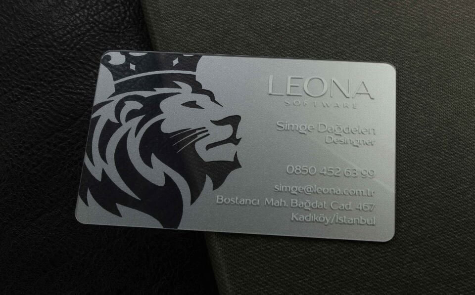 Şeffaf Pvc + Renkli Baskılı + Yaldız Baskı +Kabartma Laklı  500 Adet