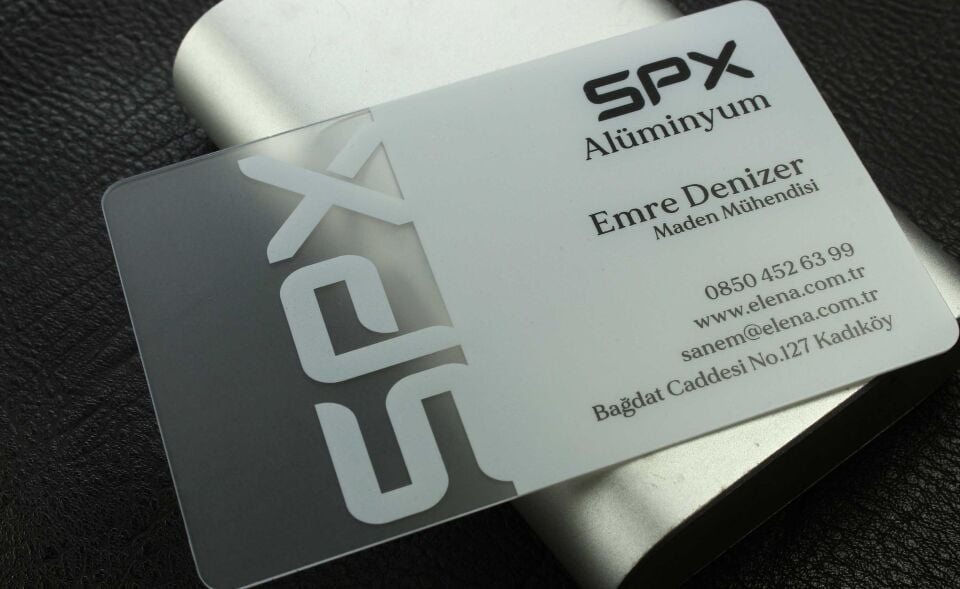 Şeffaf Pvc - Renkli Baskı - Kabartma Laklı - 500 Adet