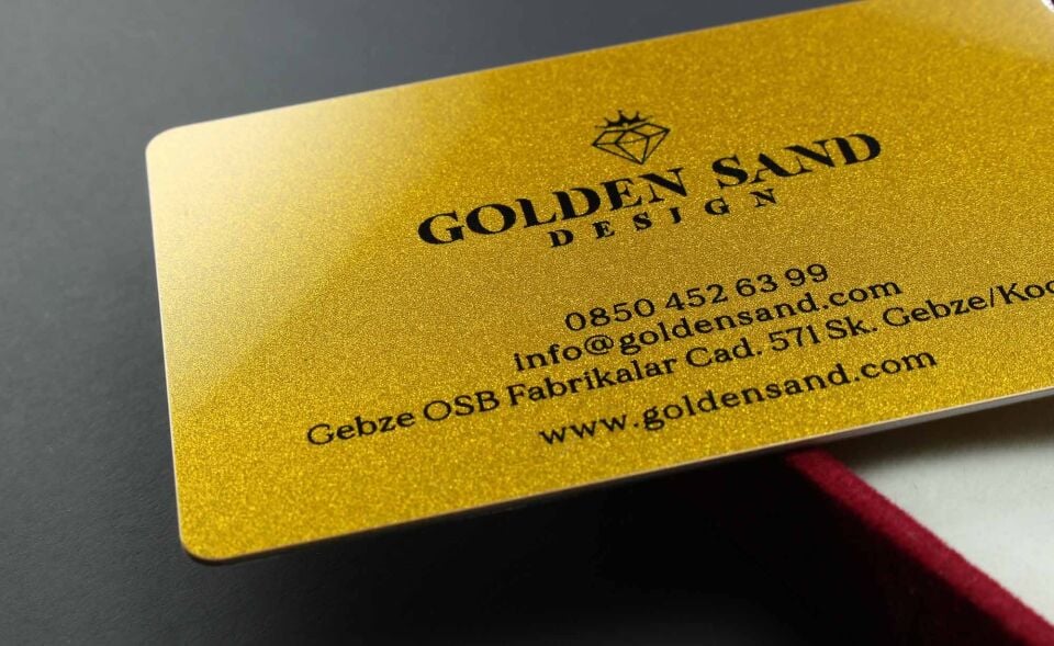 Kalın PVC + Gold Simli Yüzey + Yaldız Baskılı + Çift Yönlü + Renkli Baskılıㅤㅤㅤㅤㅤㅤ500 Adet