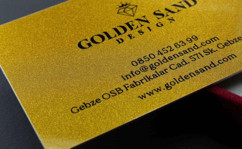 Kalın PVC + Gold Simli Yüzey + Yaldız Baskılı + Çift Yönlü + Renkli Baskılıㅤㅤㅤㅤㅤㅤ500 Adet