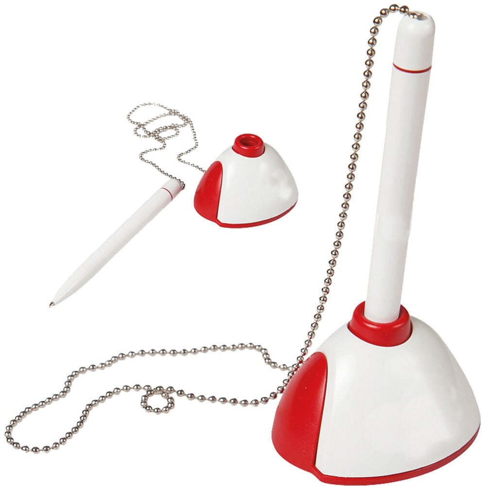 027 K Baskılı Zincirli Masa Kalemi  Adet