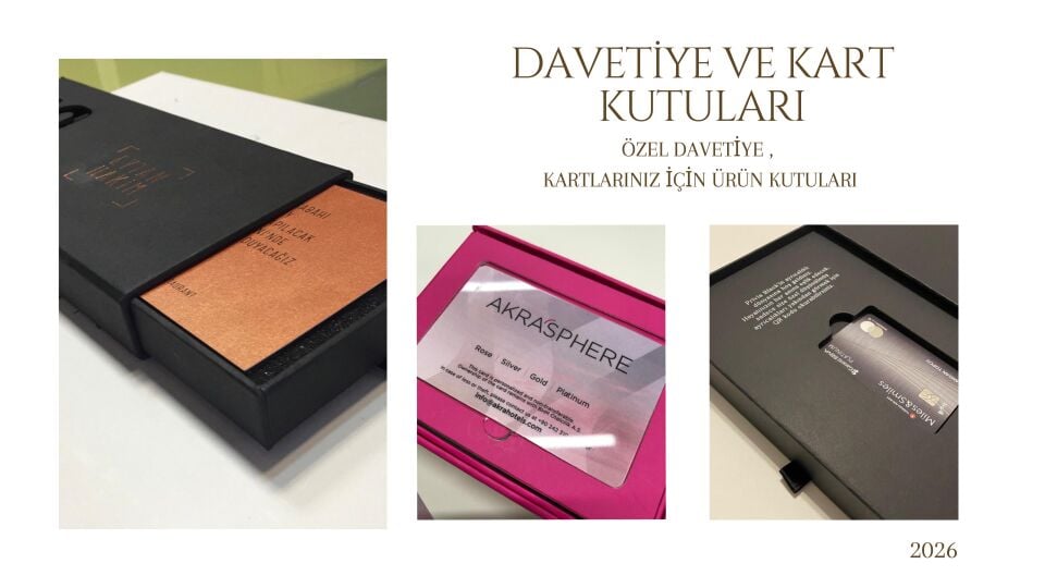 Davetiye & Kart Kutuları