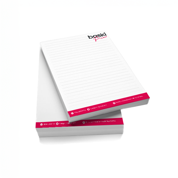 Tutkallı Bloknot 1000 Adet - A6 - 10.5x15cm - 50